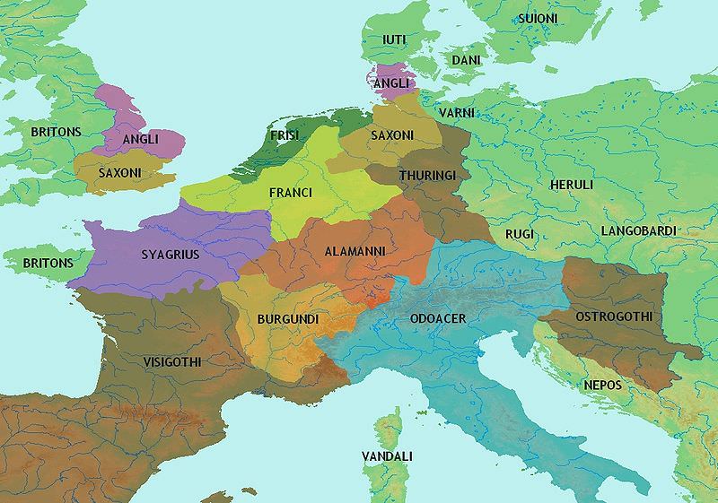 post roman european tribes